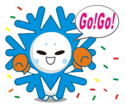 Cute Snowflake Emoji Sticker messages sticker-5