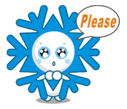 Cute Snowflake Emoji Sticker messages sticker-11