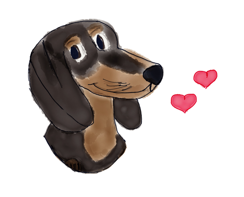 Adorable Dachshund Stickers messages sticker-0
