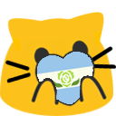 Cat Pride Blobs messages sticker-0