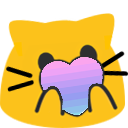 Cat Pride Blobs messages sticker-3
