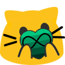 Cat Pride Blobs messages sticker-9