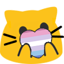Cat Pride Blobs messages sticker-11