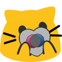 Cat Pride Blobs messages sticker-1