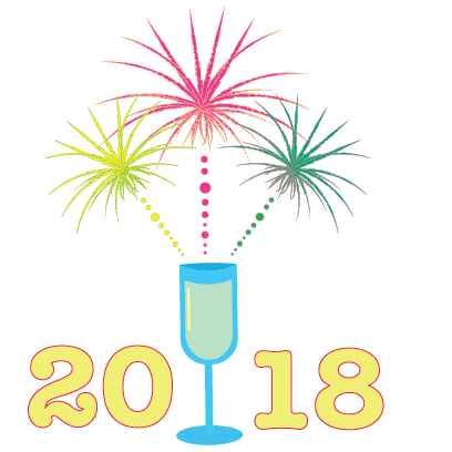 Happy New Year - 2018 messages sticker-8