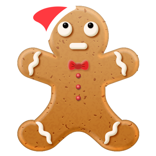 Christmas Gingerbread Emoji messages sticker-5