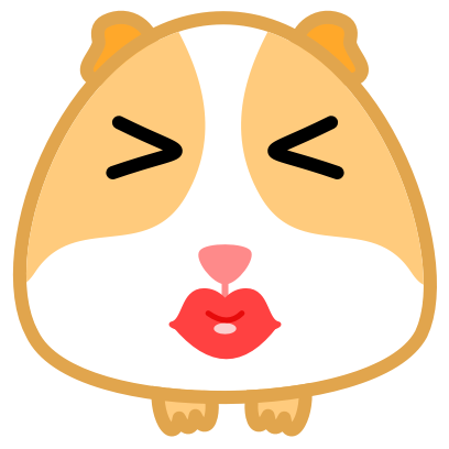 Guinea Pig Emoji messages sticker-8