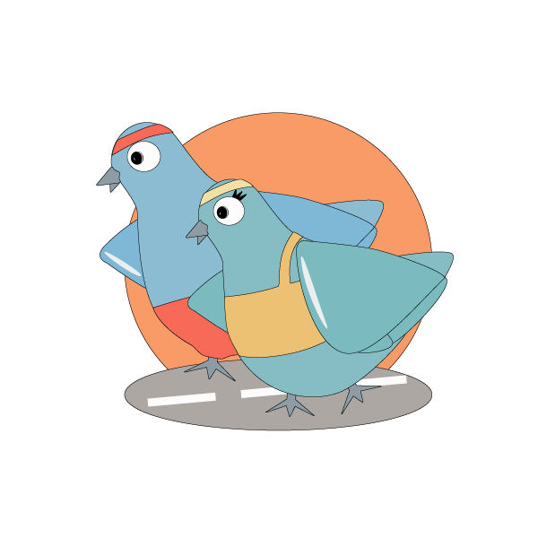 Love Pigeons messages sticker-3