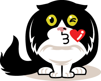 eatdrinkcat Kitty Stickers messages sticker-3