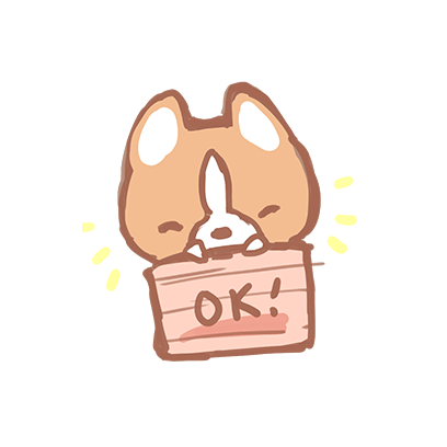 Waffle the Corgi Stickers messages sticker-11