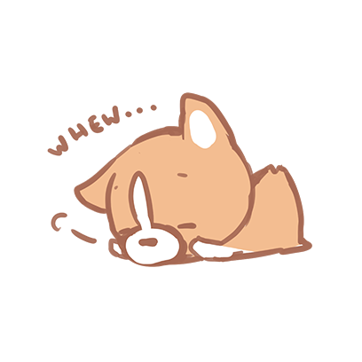 Waffle the Corgi Stickers messages sticker-9