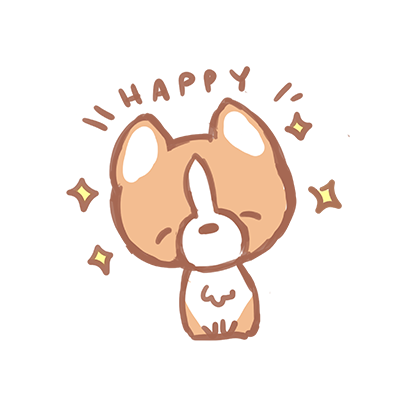 Waffle the Corgi Stickers messages sticker-1