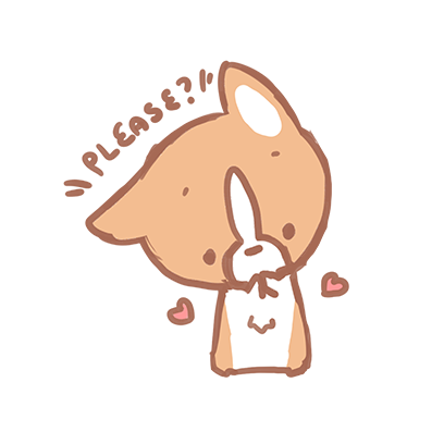 Waffle the Corgi Stickers messages sticker-2