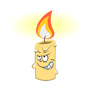 Marvin the Candle messages sticker-4