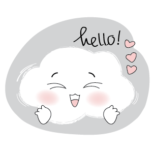Lovely Cloud Stickers messages sticker-6