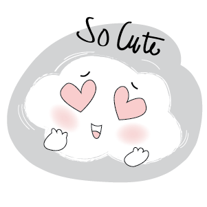 Lovely Cloud Stickers messages sticker-1