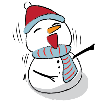 Cute & Lovely Snowman Stickers messages sticker-2