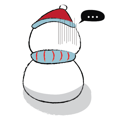 Cute & Lovely Snowman Stickers messages sticker-9