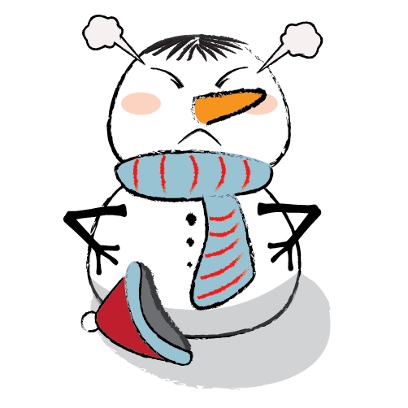 Cute & Lovely Snowman Stickers messages sticker-8