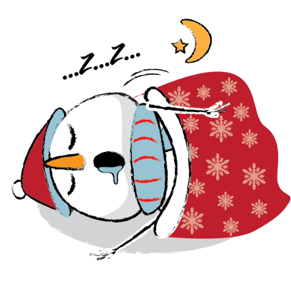 Cute & Lovely Snowman Stickers messages sticker-3