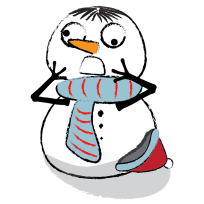 Cute & Lovely Snowman Stickers messages sticker-7