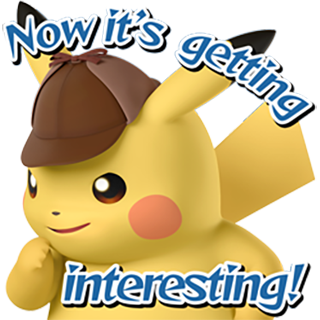 Detective Pikachu Sticker Pack messages sticker-3