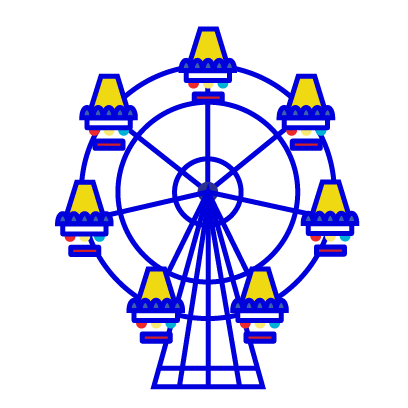 Luna Park Fun Stickers LITE messages sticker-1