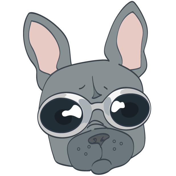 Dusty the Bulldog messages sticker-0