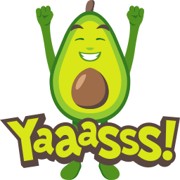 Avocado Adventures by EmojiOne messages sticker-2