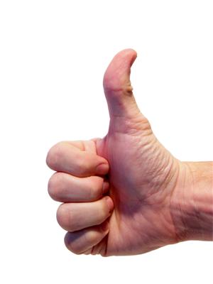 Thumbs Up - The Stickers messages sticker-1