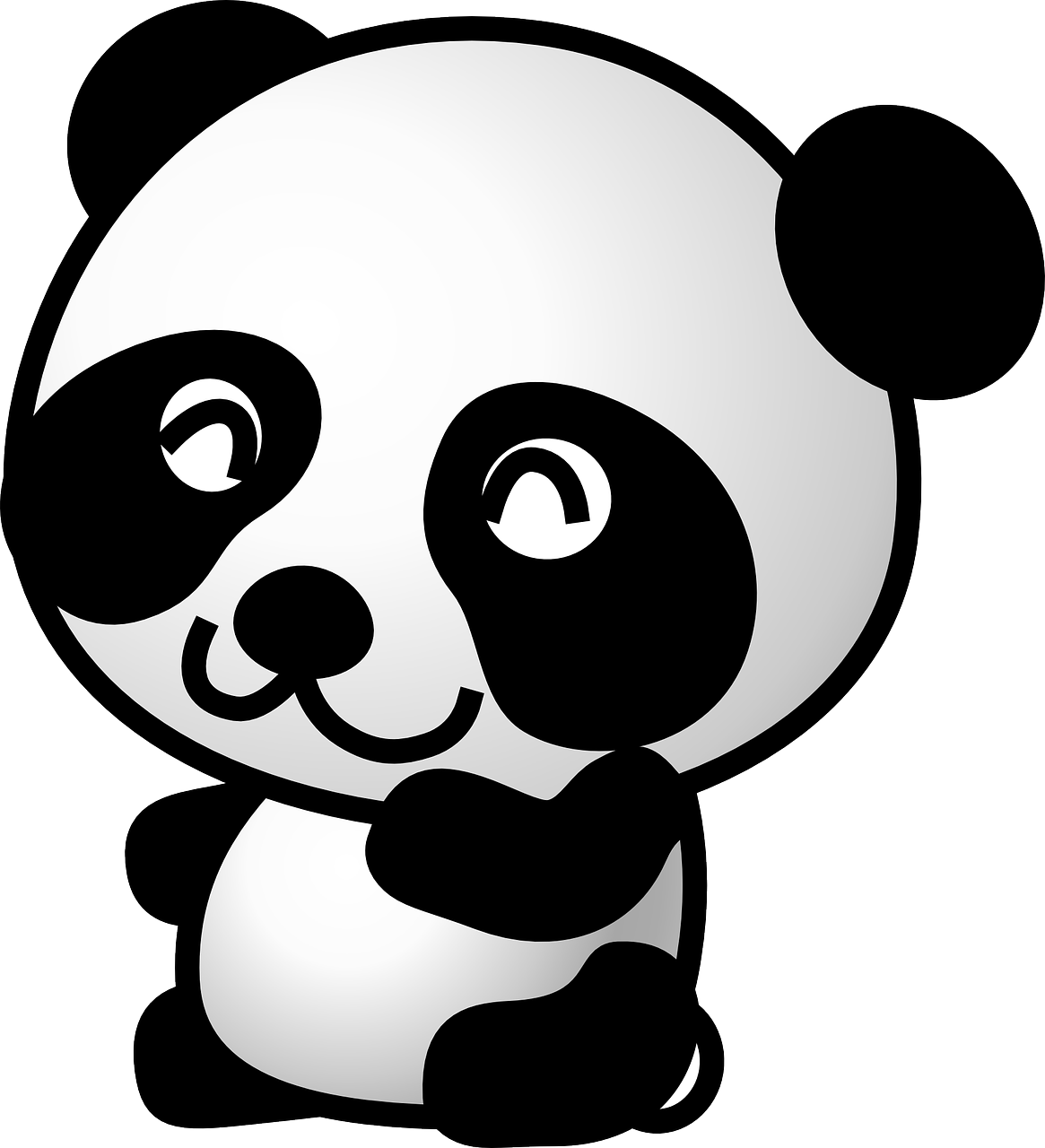 Panda Stickers - 2018 messages sticker-1