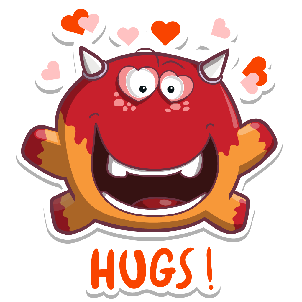 MonstricuS Love Stickers messages sticker-11