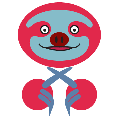 COLORFUL SLOTH FRIENDS messages sticker-10