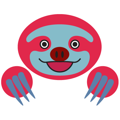 COLORFUL SLOTH FRIENDS messages sticker-6