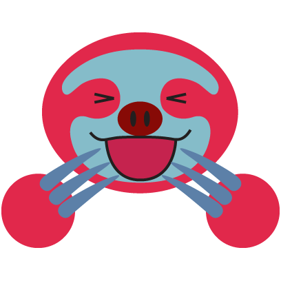 COLORFUL SLOTH FRIENDS messages sticker-7