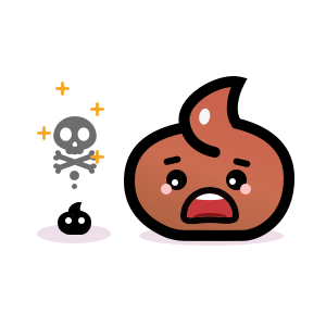 Truly Poops emoji messages sticker-4