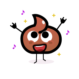 Truly Poops emoji messages sticker-11