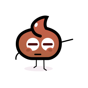 Truly Poops emoji messages sticker-2