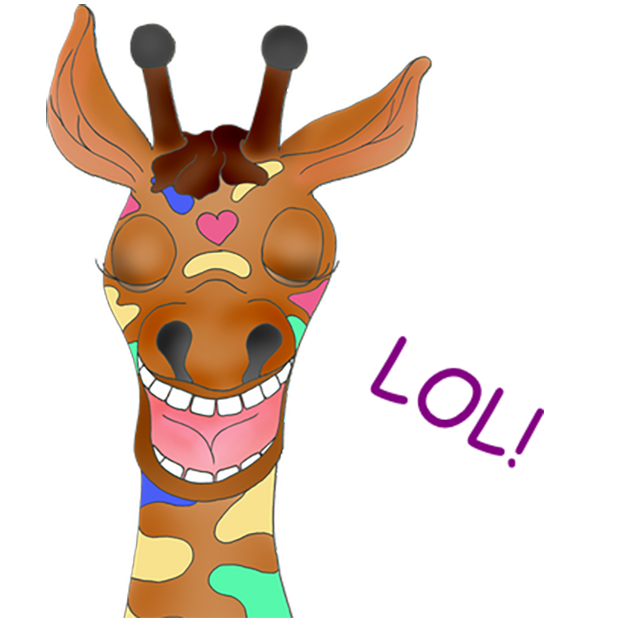 Giraffe Expressions messages sticker-6