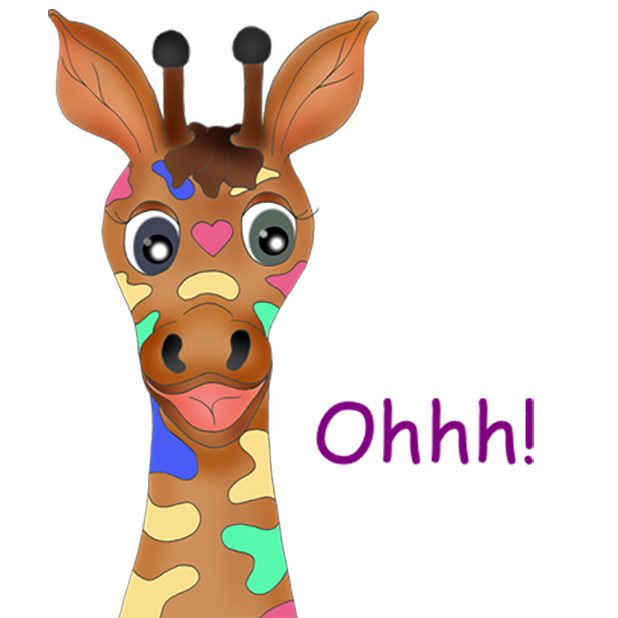 Giraffe Expressions messages sticker-9