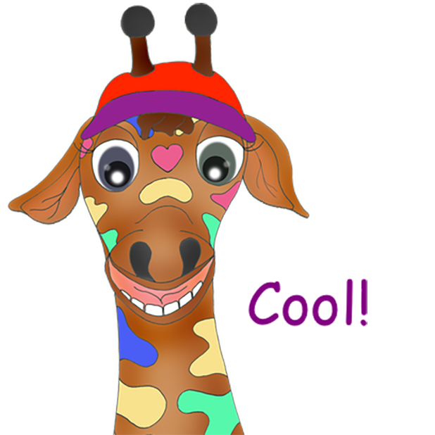 Giraffe Expressions messages sticker-1