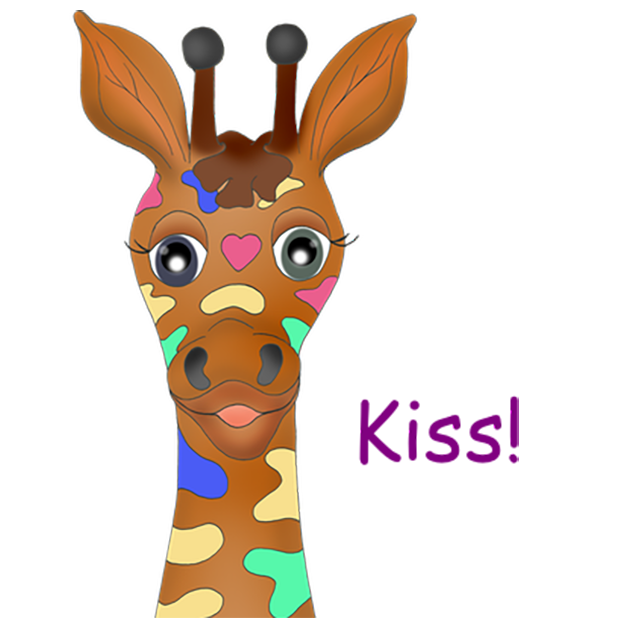 Giraffe Expressions messages sticker-5