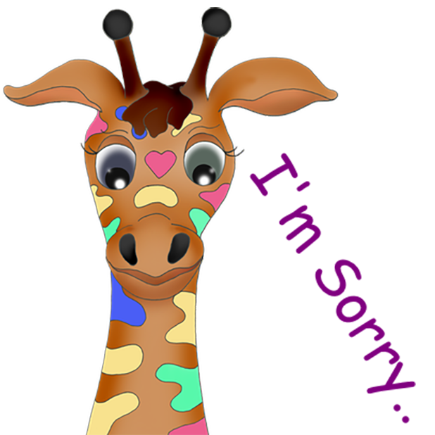 Giraffe Expressions messages sticker-4