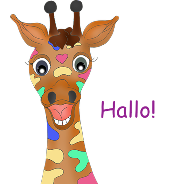 Giraffe Expressions messages sticker-2