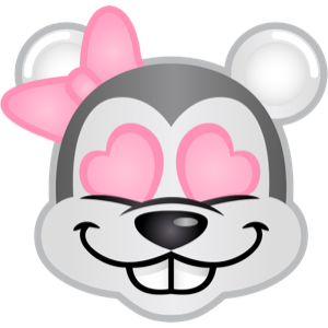 Flying Squirrels Emoji messages sticker-6