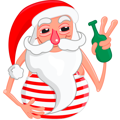 Drink With Santa messages sticker-0