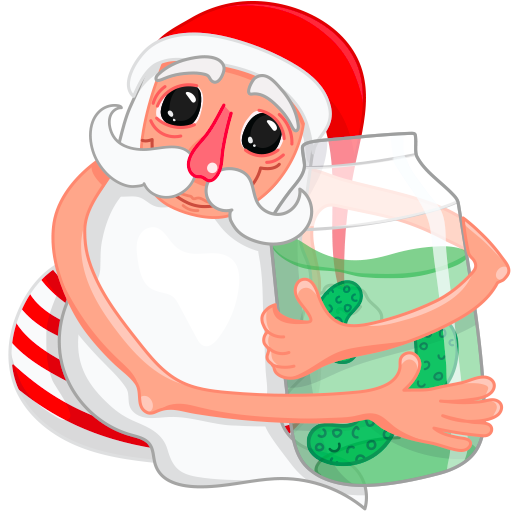 Drink With Santa messages sticker-1