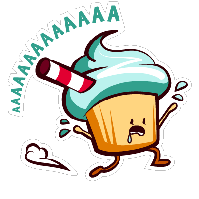 Cupcake Adventures Stickers messages sticker-1