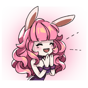 Rabbit in the moon messages sticker-10