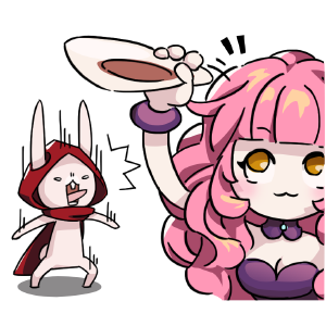 Rabbit in the moon messages sticker-11